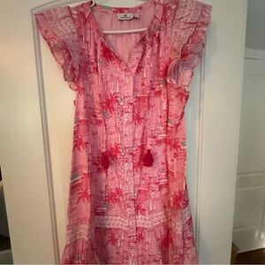 Vineyard Vines Pink Floral Dress